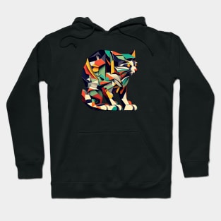 Abstract kitty Hoodie